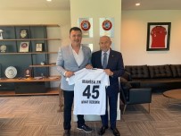 TÜRKIYE FUTBOL FEDERASYONU - Başkan Aktan'dan TFF Başkanı Özdemir'e Ziyaret