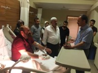 İŞ GÜVENLİĞİ - Başkan Kılınç'tan, İş Kazası Geçiren Personeline Ziyaret