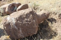 MEZAR TAŞI - Erzurum'da Koç Başlı Mezar Taşları Bulundu