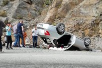 Gümüşhane'de Otomobil Takla Attı Açıklaması 4 Yaralı Haberi
