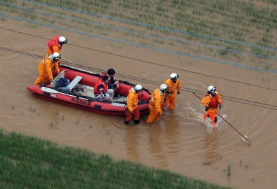 Japonya'da Sel Felaketinde Ölü Sayısı 3'E Yükseldi