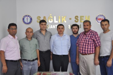 Sağlık-Sen Gaziantep Şubesinden Maaş Zammına Tepki