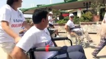 ATATÜRK MEYDANI - Tekerlekli Sandalyeye Binerek 'Engelleri' Tespit Etti