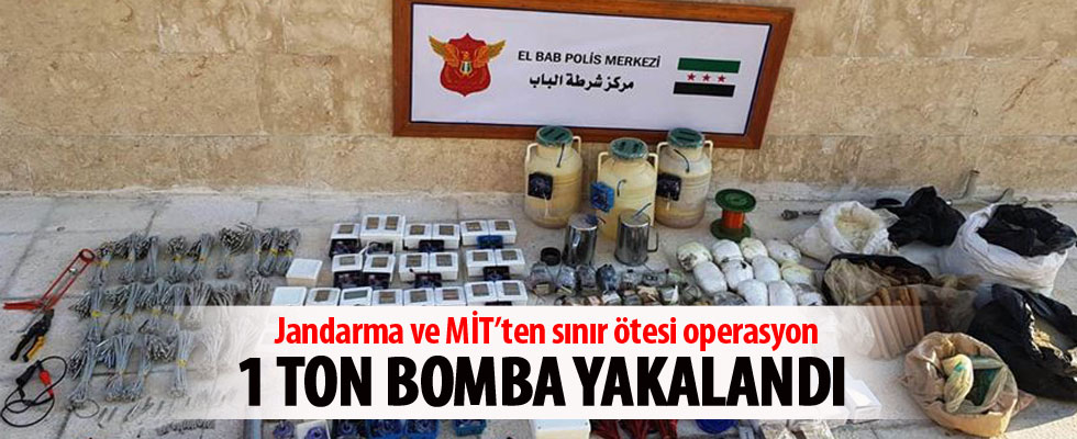 Jandarma ve MİT'ten Bab'da terör örgütü DEAŞ'a darbe
