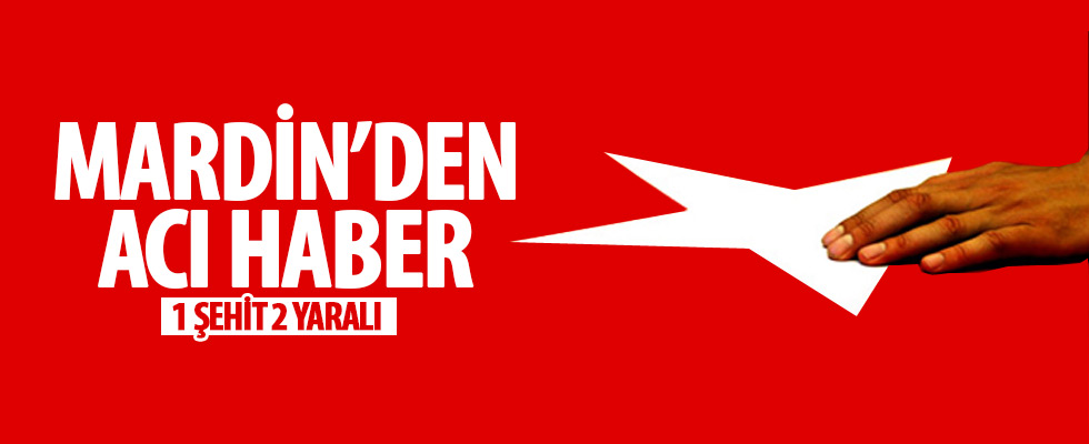 PKK'lı teröristlerle çatışma: 1 şehit