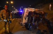 TEM Otoyolunda Kaza Açıklaması 2 Yaralı