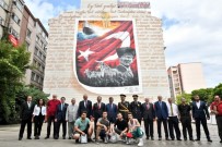 NECATTIN DEMIRTAŞ - 42 Metrelik Atatürklü Mural Çalışması Beğeni Topladı
