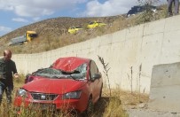 Bingöl'de Otomobil Şarampole Yuvarlandı Açıklaması 1 Yaralı