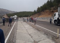 ŞİDDETLİ RÜZGAR - Rüzgar, EDS Direğini Devirdi