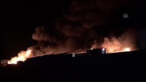 PıNARKENT - Denizli'de Katı Atık Bertaraf Tesisinde Yangın