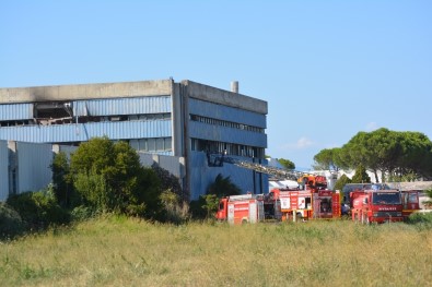 Ayvalık'ta Aynı Bölgede 3 Gün Arayla İkinci Fabrika Yangını