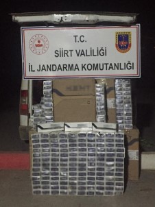 Siirt'te 7 Bin 490 Paket Kaçak Sigara Ele Geçirildi