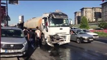 CEVIZLIBAĞ - GÜNCELLEME - Su Tankeri Tramvaya Çarptı