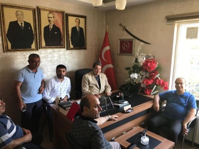 Kazgan'dan MHP'ye Taziye Ziyareti