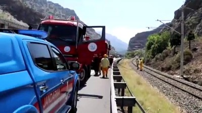 Pozantı'da Örtü Yangını Söndürüldü