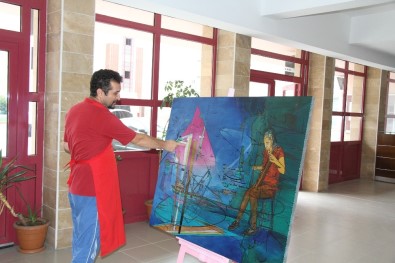 Akçaabat'ta 6. Uluslararası Resim Çalıştayı