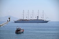 YOLCU GEMİSİ - Dünyanın En Büyük Dev Yelkenli Kruvaziyeri Alanya'ya Demirledi