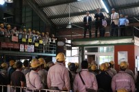 TOPLU İŞ SÖZLEŞMESİ - Grev Kararı Alan GMİS, Üretim Bölgelerinde Madencilerle Buluşuyor