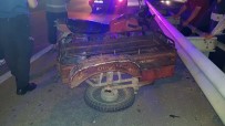 Otomobil, Kasalı Motosikletle Çarpıştı Açıklaması 1 Yaralı