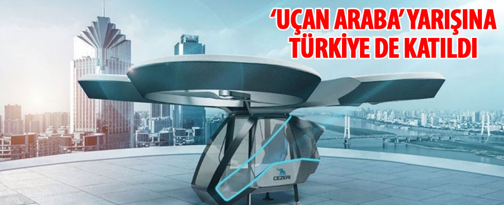 'Uçan araba' yarışına Türkiye de katıldı