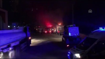 Zonguldak'ta Pazar Yerinde Yangın