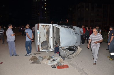 Elbistan'da Kaza Açıklaması 2 Yaralı