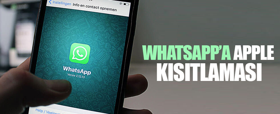 Whatsapp'a Apple kısıtlaması