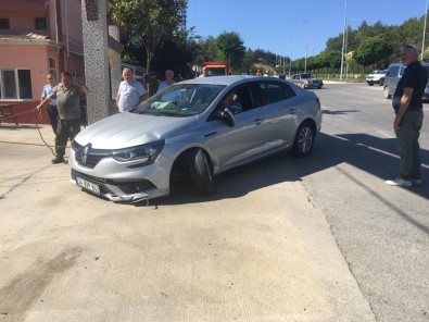 Boyabat'ta Kaza Açıklaması 1 Çocuk Yaralı