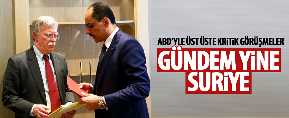 İbrahim Kalın, Bolton ile görüştü
