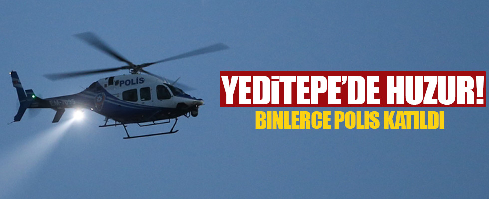 İstanbul'da 'Yeditepe Huzur' asayiş uygulaması 39 ilçede gerçekleşti