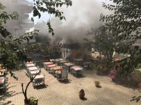 Kaş'ta Trafo Yangını Korkuttu