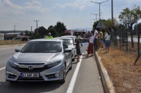 Sandıklı'da 4 Araç Kazaya Karıştı