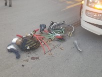 TIR'ın Altında Kalan Bisiklet Sürücüsü Ağır Yaralandı