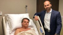 BREZILYA - Bolsonaro'nun Oğlu Hastanedeki Babasını Belinde Silahla Ziyaret Etti