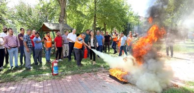 GAÜN'de Yangın Eğitimi