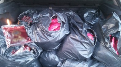 Şüpheli Araçta 361 Kilo Kaçak Nargile Tütünü Ele Geçirildi