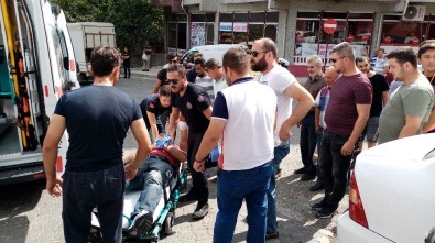 Tekirdağ'da Motosiklet Kazası Açıklaması 1 Yaralı