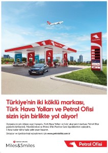 Türk Hava Yolları Yolcu Programı Miles&Smiles'dan Petrol Ofisi İle İş Birliği