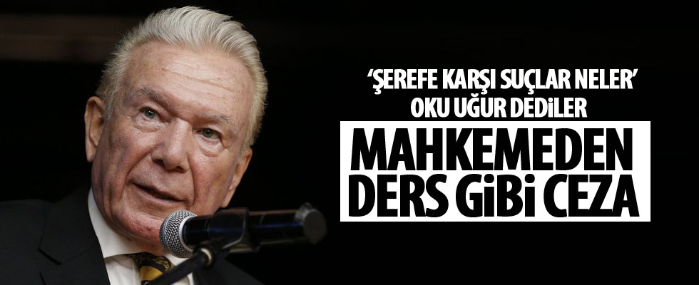 Uğur Dündar'a 'okuma' cezası