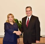 SINIR GÜVENLİĞİ - Cumhurbaşkanı Başdanışmanı Aybet, Nick Kass İle Görüştü