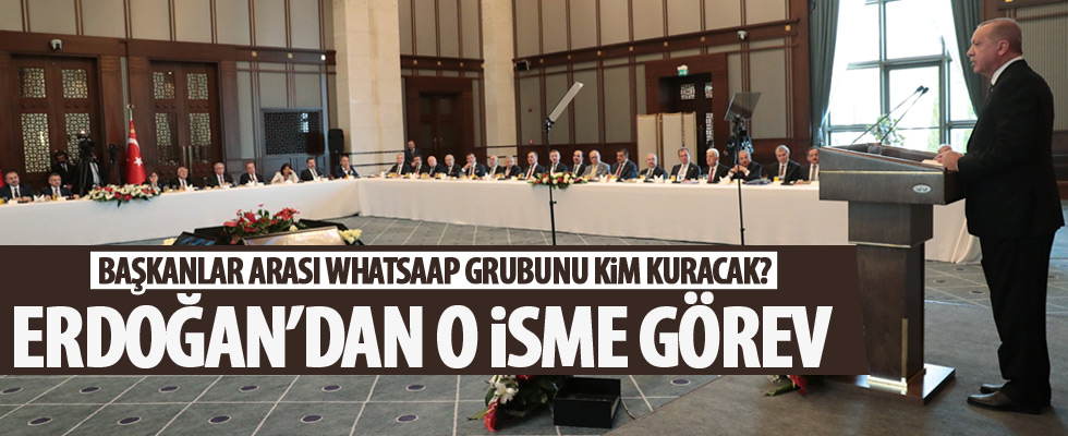 Erdoğan'dan o isme özel görev!