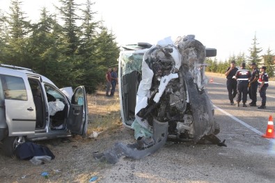 Eskişehir'de Feci Kaza Açıklaması 2 Ölü, 2 Yaralı