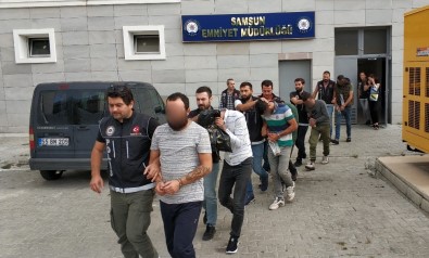 Samsun'da Uyuşturucu Ticaretinden 7 Zanlı Adliyede
