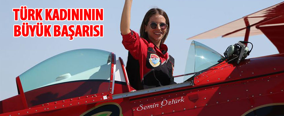 Türk kadınının göklerdeki temsilcisinin 25'inci gösteri heyecanı