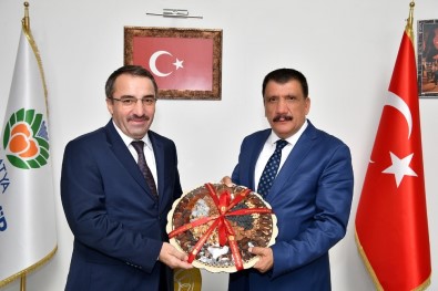 Kamu Hastaneleri Genel Müdürü Ataseven'den Başkan Gürkan'a Ziyaret
