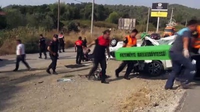 Muğla'da İki Otomobil Çarpıştı Açıklaması 1 Ölü, 1 Yaralı