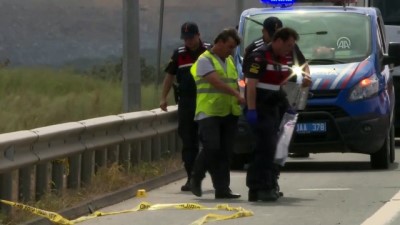 Otoyolda Tırın Çarptığı Yaya Hayatını Kaybetti