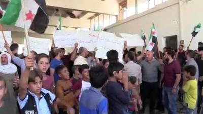 Tel Rıfatlılar YPG/PKK Ve Esed Rejimini Protesto Etti