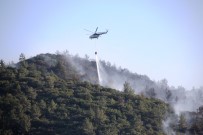BALCıLAR - Bodrum'daki Orman Yangını Güçlükle Kontrol Altına Aldı
