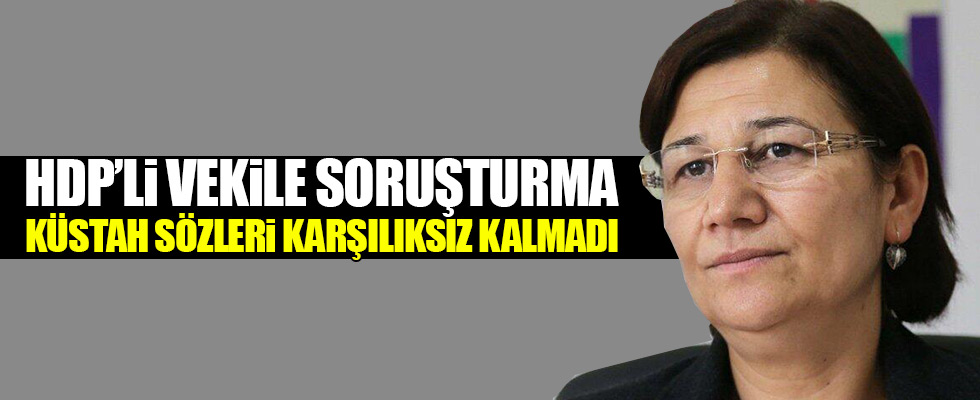 HDP'li milletvekiline soruşturma